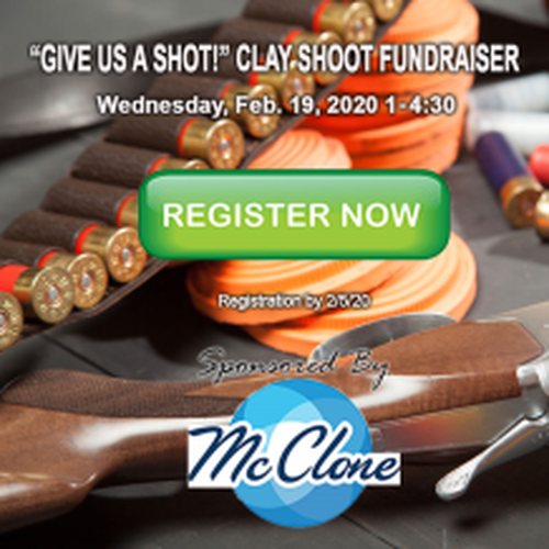 Don’t Delay, Register Today for our Clay Shoot Fundraiser