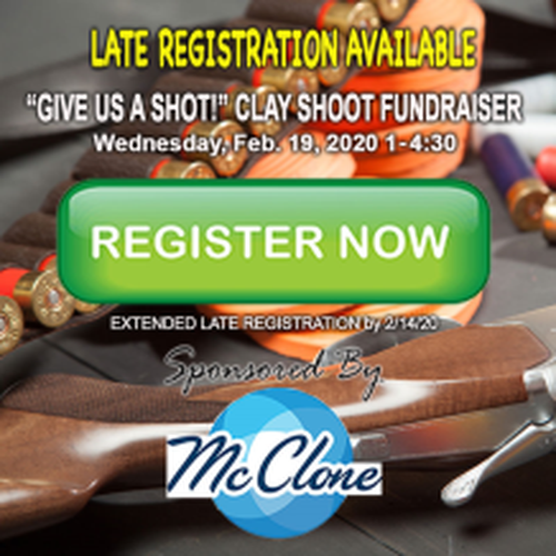 Late Registration Available for Feb. 19 Clay Shoot!